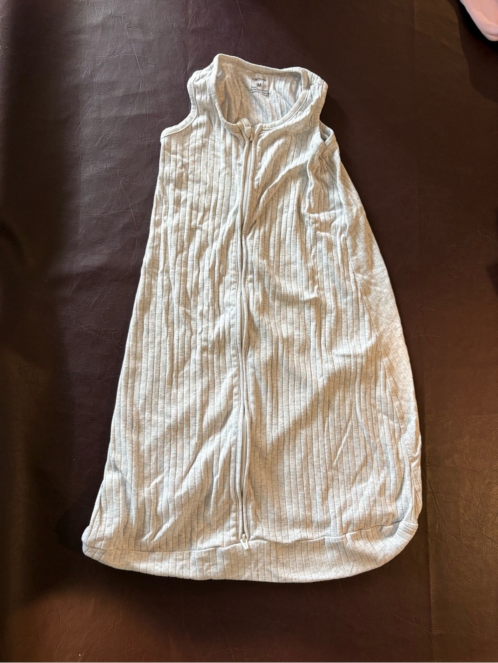 🩷 6 for $20 🩷 Carter's Light Gray Ribbed Sleeveless Sleep Sack